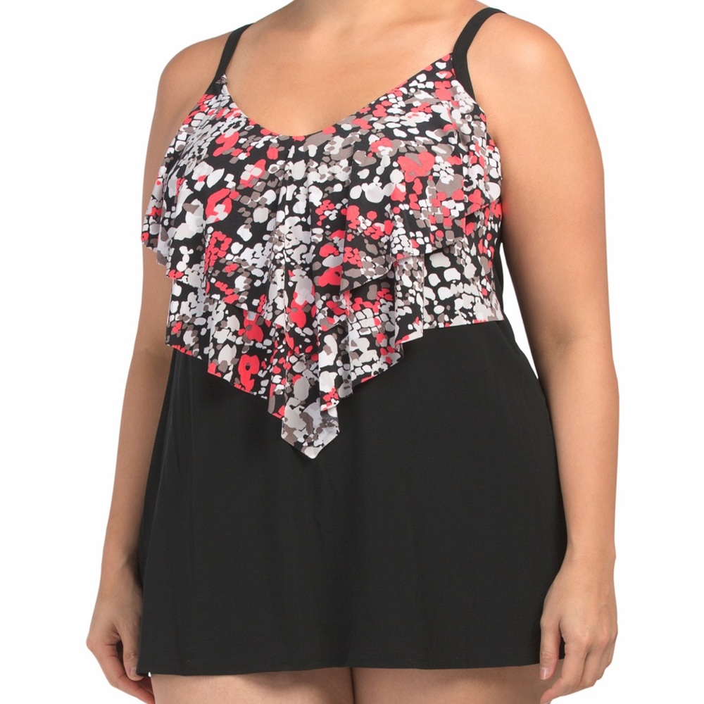 Penbrooke Tummy Control Swim Dress Bathing Suit